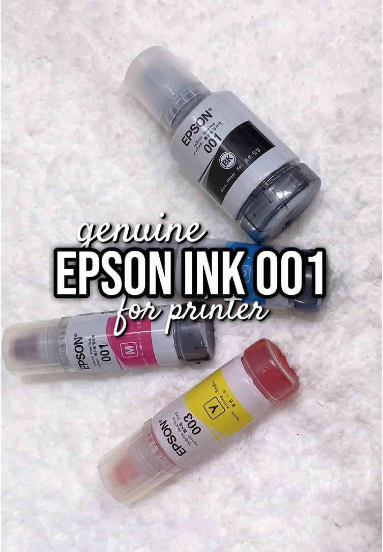 Naghahanap kaba ng affordable pero high quality na ink ng yung EPSON printer? Ito na yun mga ma’am/sir! Grabe sulit na sulit talaga yung bundle ng ink! Shop now and your EPSON PRINTER will thank you. 🛒 #epsonink #fyp #ink #bestseller #viralvideo 