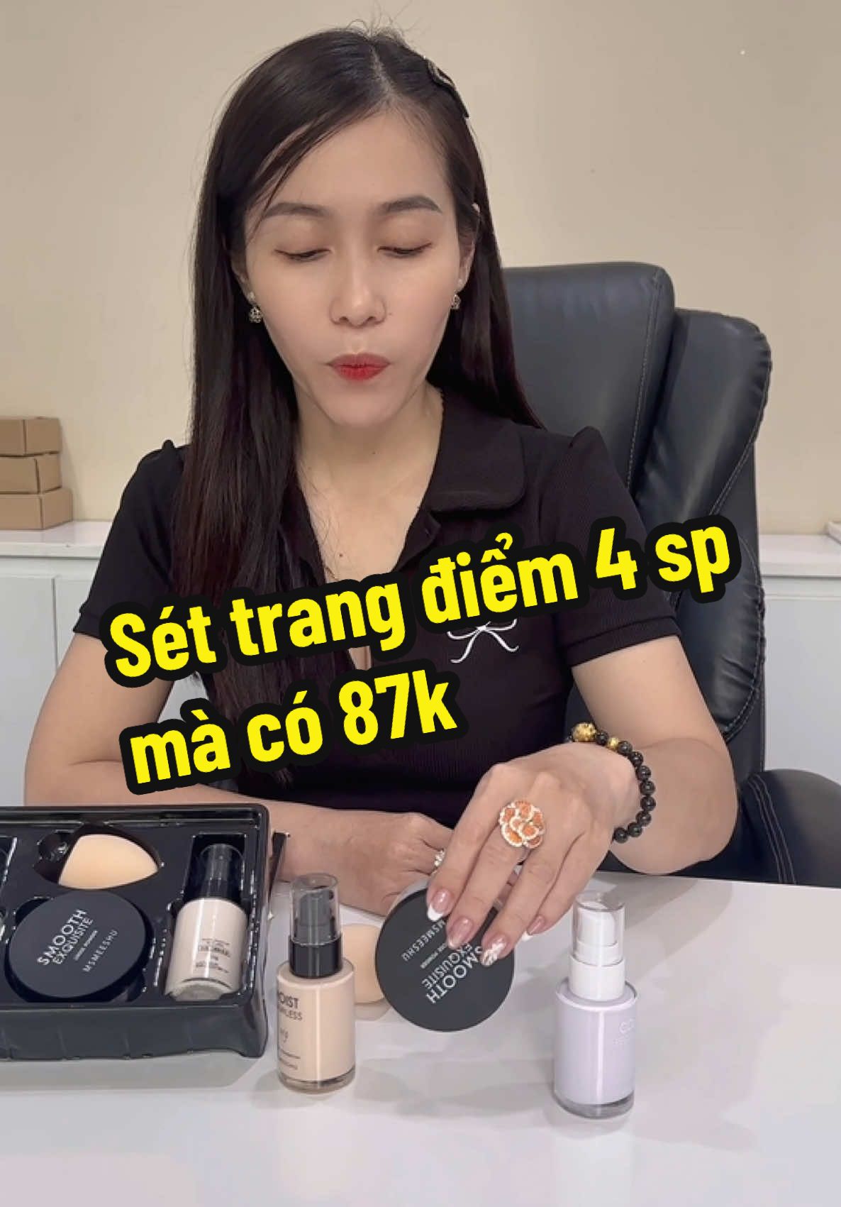 Set Kem Nền Trang Điểm 4 Món  có 87k #phuongxinh #phuongxinhxan #makeup #trangdiem #kemnen #phanphu #xuhuong 