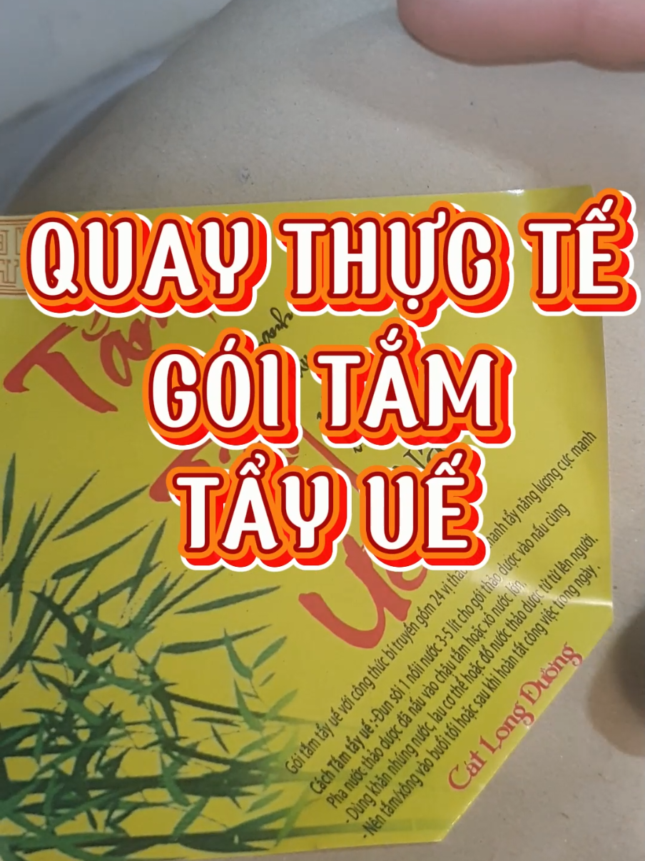 Trả lời @nguyen.lee409  Dạ em quay thực tế lúc mở gói tắm ạ. #tamtayue #tayue #tamthaomoc #catlongnhuy #tamthaoduoc #tamtayuecatlongnhuy 