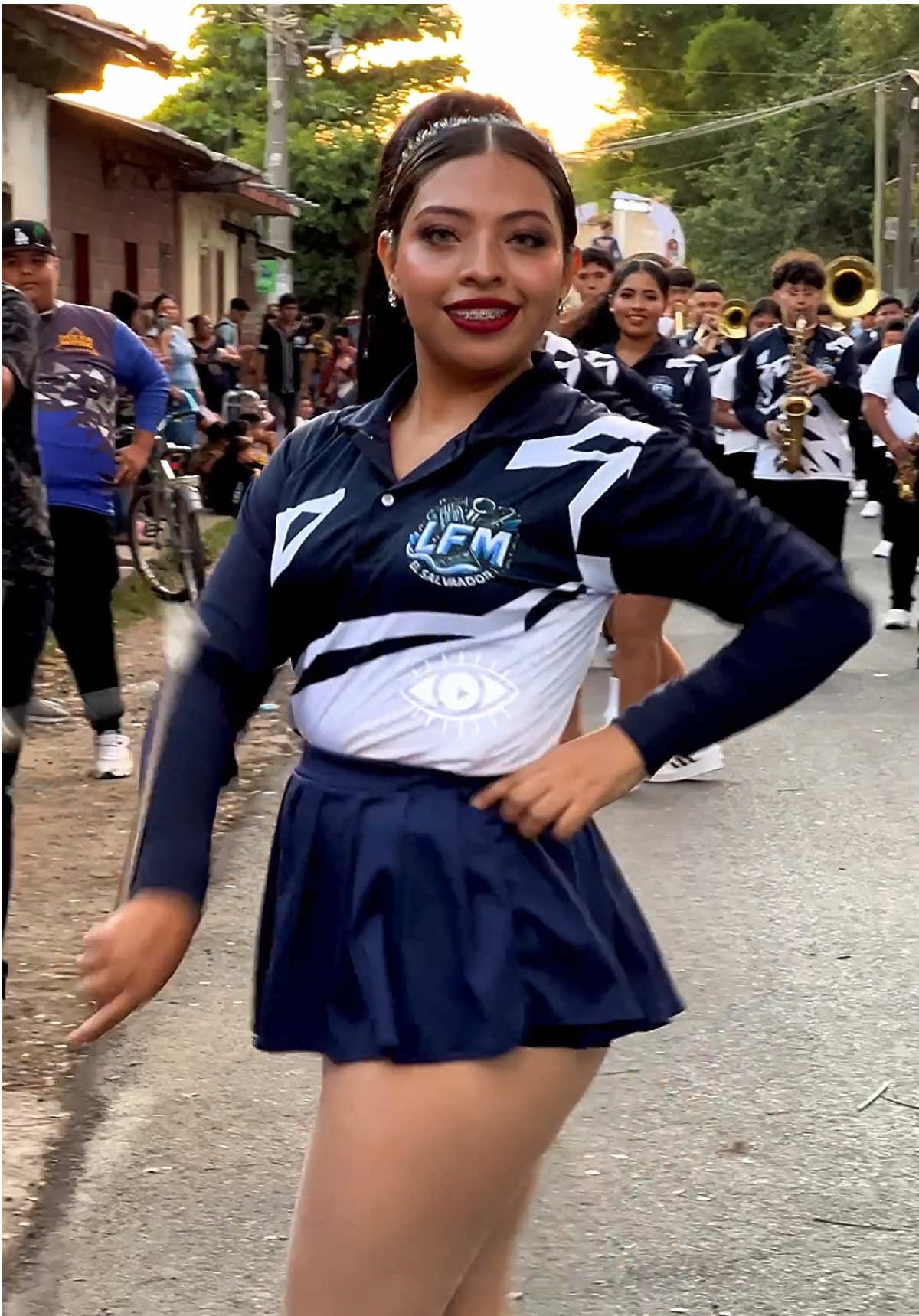 #Dancer is Melissa Argueta of LFM de El Salvador🌹🇸🇻 #bandasdemarcha #bandas #musicales #international #belleza #bailando #latinos #i #ej #america #Amigos #parati #lfm #elsalvador #musicband  #marchingband #melissa #argueta  