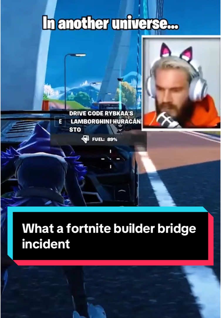 PewPewPie fortnite bridge incident #fortnite 