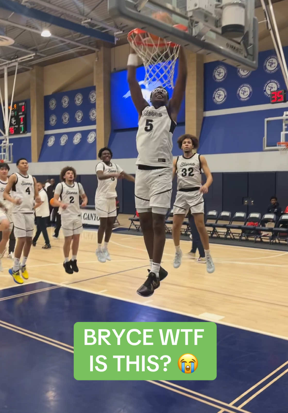 Dude just dunk it 🥴 #brycejames #basketball #shoutoutot #hsbasketball 