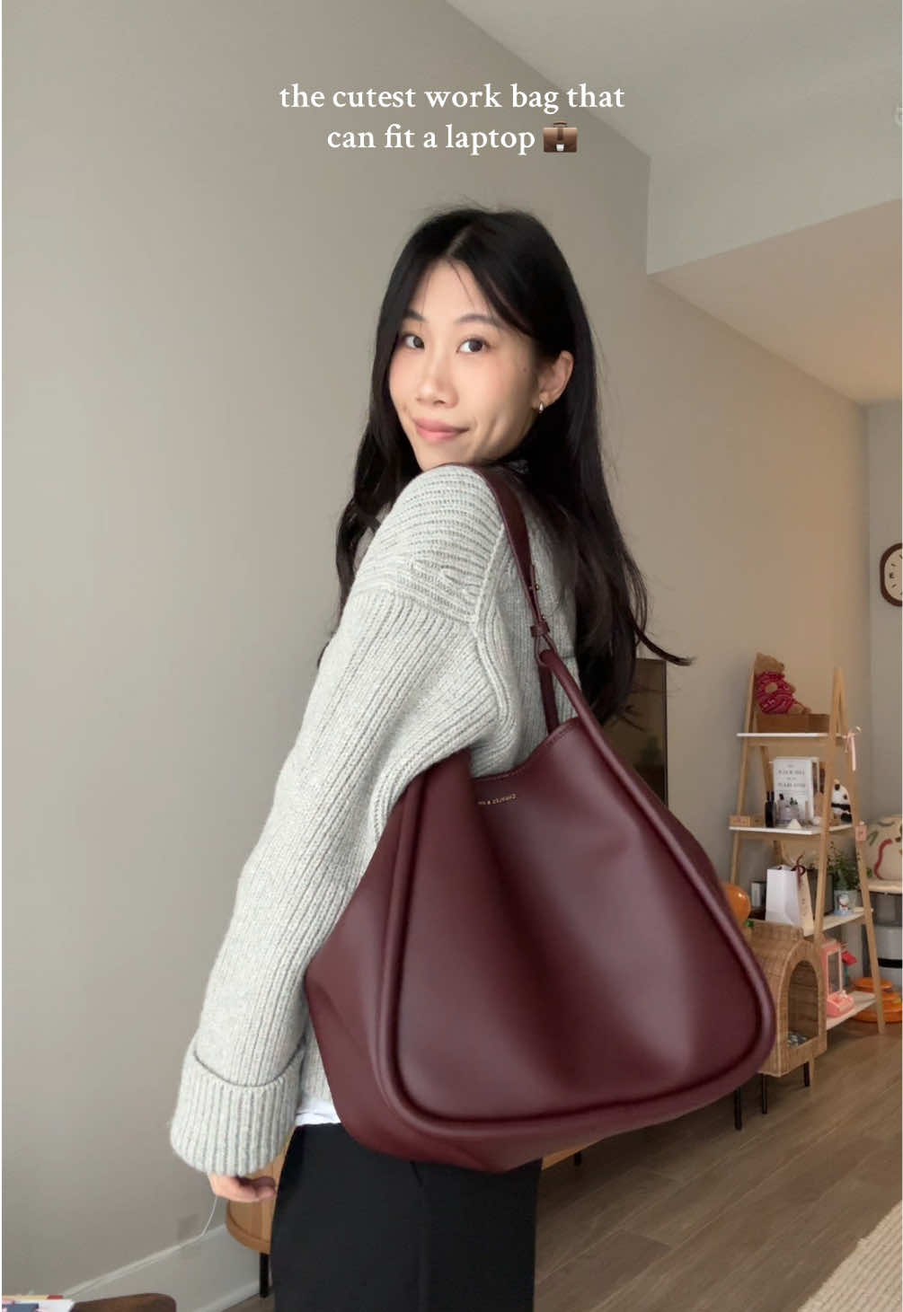 chic and affordable corporate baddie work bag 🥸this would be my uni bag if i were still in school🤭 charles & keith lyla bag in Mulberry Plum! @CHARLESKEITHOFFICIAL #ImwithCharlesKeith  