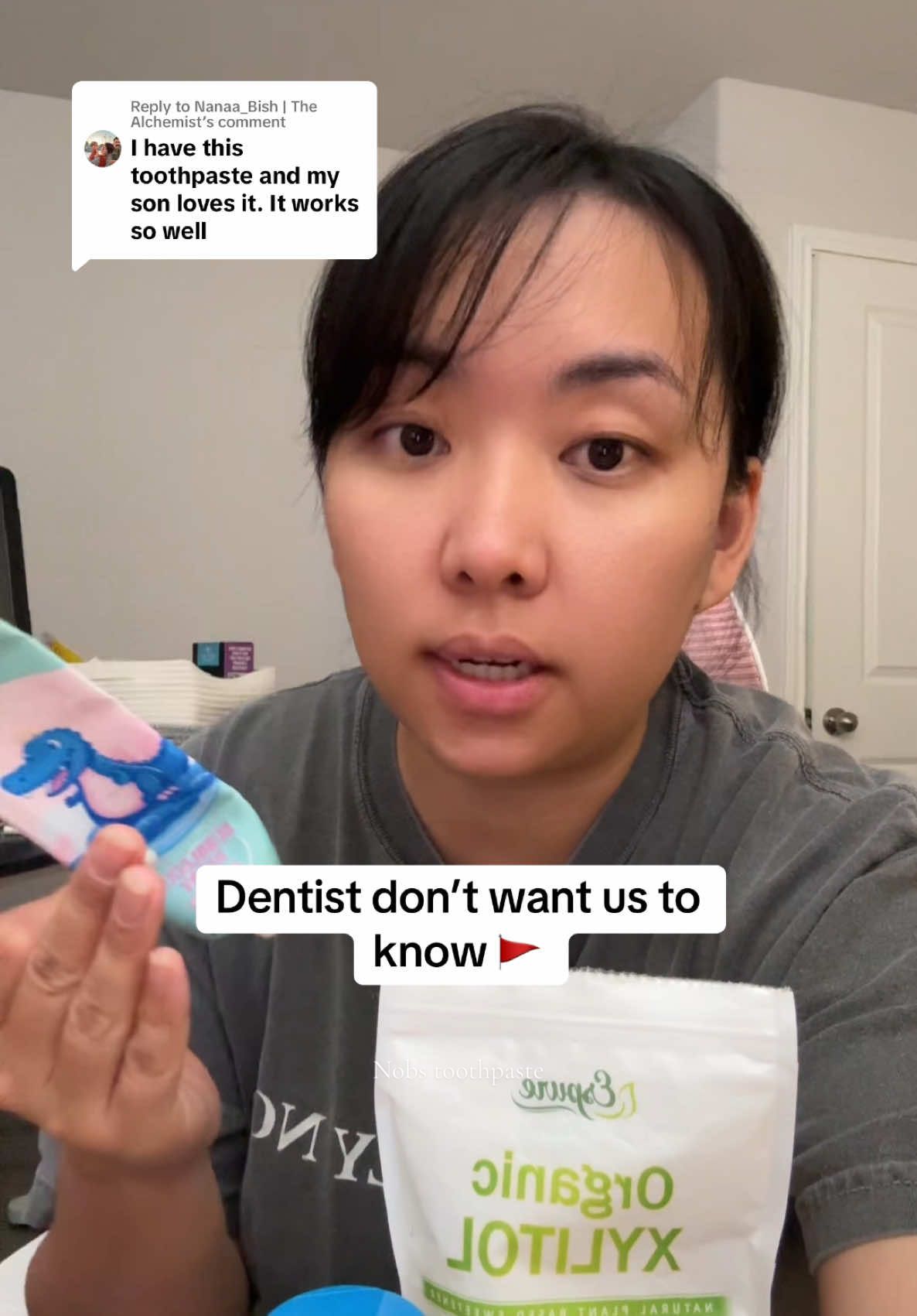 Replying to @Nanaa_Bish | The Alchemist I’m so glad we found NOBS toothpaste! That’s why I love this app, we get to learn so many things! #nobstoothpaste #nobstoothpastetablets #nobsjunior #nobstoothpastereview #kidstoothpaste #cavity #oralcare #dental 