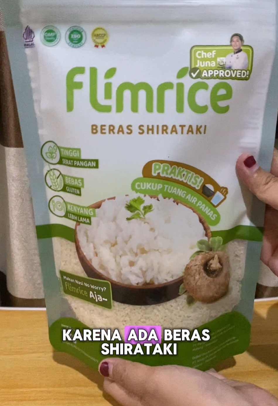 Gak worry lagi kalo mau makan karna udah ada beras shirataki dari Flimrice @FLIMTY FIBER  #Flimrice #Flimty #KemanapunBawaFlimrice #MakanNasiNoWorryFlimriceAja #NasiShirataki #BerasShirataki 