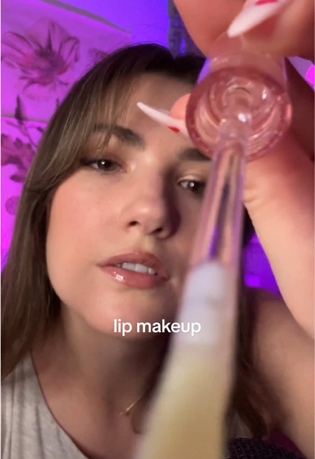 almost missed today but I think I made it!! I know I said I’m finishing your look but I’m actually just doing your lip makeup  #asmr #asmrtiktoks #makeupasmr #asmrtriggers 