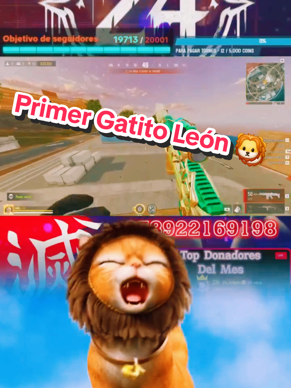 Me mandan Mi Primer Gatito León 🦁  Gracias @24.👑🐼archi🐼👑🪽✨🫧  #paratiiiiiiiiiiiiiiiiiiiiiiiiiiiiiii #bloodstrikecc #bloodstrike1vs4 #LIVEhighlights #bloodstrikemovements #Warzone #codmobile #bloodstrike #bloodstrikeproject  #LIVEhighlights #TikTokLIVE #LIVE 