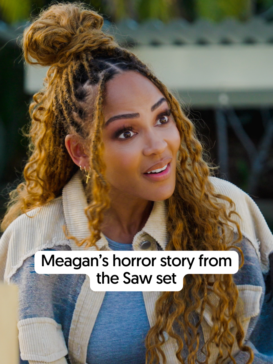 They tried to cook our girl Meagan Good, y'all! Who remembers the scene she's talking about?!  #saw #HouseGuest #MeaganGood