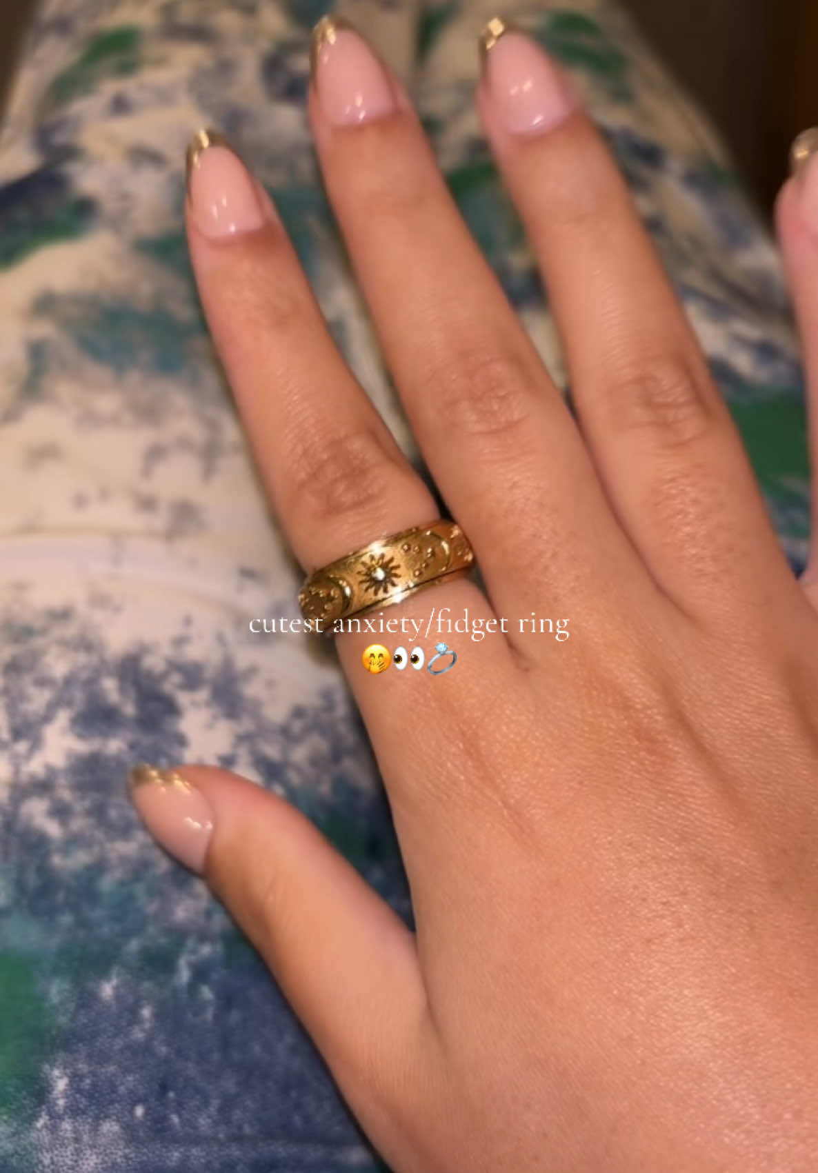 #fidget #fidgetring #anxietyrelief #goldjewelry 