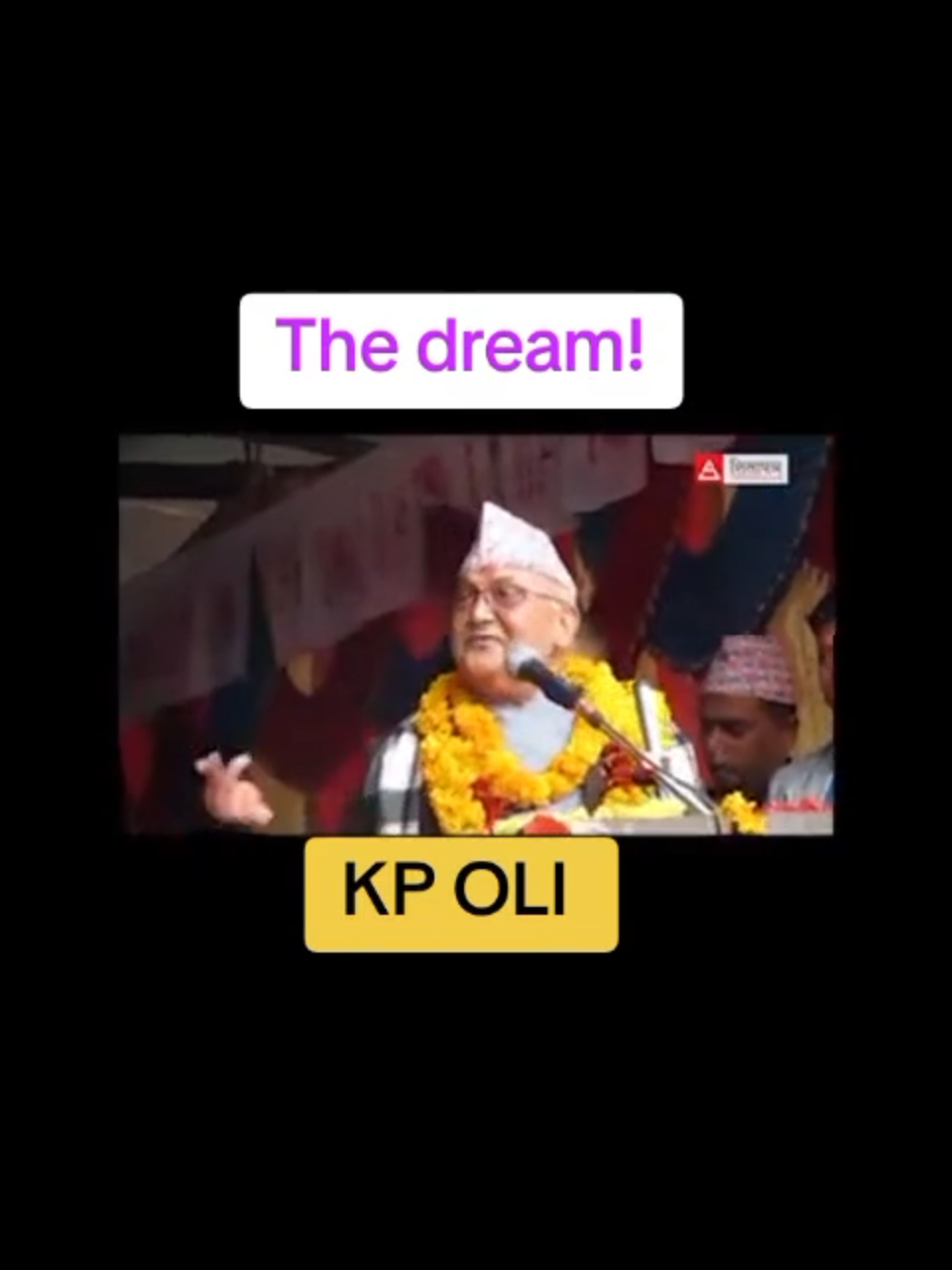 PM Khadka Prasad oli talks about railway development in Nepal a few years ago! Salute for his dream.