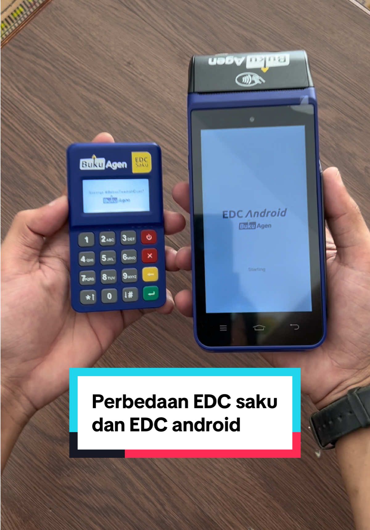 Perbedaan EDC saku dan EDC android #edcsaku #edcandroid #miniatm #bukuagen #bukuwarung @BukuWarung @BukuWarung 