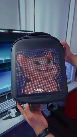 Mochila con pantalla LED? 🤨 #backpack #mochila #rgb #r#rgb #pc#fps #temu #temufinds #shoptemu #tech #fyp
