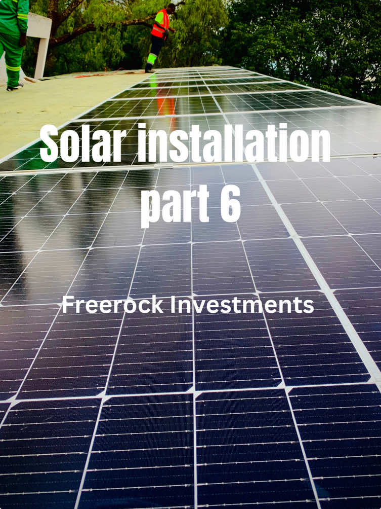 Solar Installation part 6: Lithium Battery mounting. 2.5 kWatts Wall Mount Polaris battery 🔋.  #allthingselectrified #freerockinvestmentszw #learnsolar #viral_video #zimtiktokers🇿🇼🇿🇼🇿🇼 #fypppppppppppppp #sama28 #greenenergy #greenenergy #gosolar #eletricalwork #electrician #fyp #solar #electricity #dcelectrician #solarenergy #elctricalworks #wiring 
