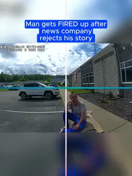 man gets fired up after news Company rejects his story #Vlog #cops #copsoftiktok #police #policeofficer #fyp #foryou #viral 