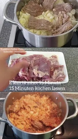 Mish viqi me lakra - Rindfleisch mit Kohl  #rindfleisch #kohl #rezpet #switzerland #TikTokFood #kosova #short #viral_video #like #homade 