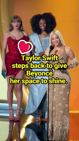 Taylor Swift steps back to give Beyoncé her space to shine.    #celebrity #fyp #TaylorSwift #Beyoncé #JayZ #SuperBowl