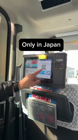Some taxis in Japan allow QR code payments. #japan #livinginjapan #japanlife