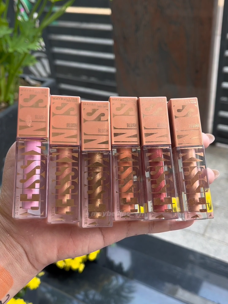 Swatch 6 màu má hồng kem Sunkisser Maybelline mới các bạn tham khảo chọn nha ✨️💕 #maybelline_vn #maybelline #goclamdep #reviewlamdep #thuvienmakeup #mahongkem #Sunkisser #blush #mnybaslive #lylybas 