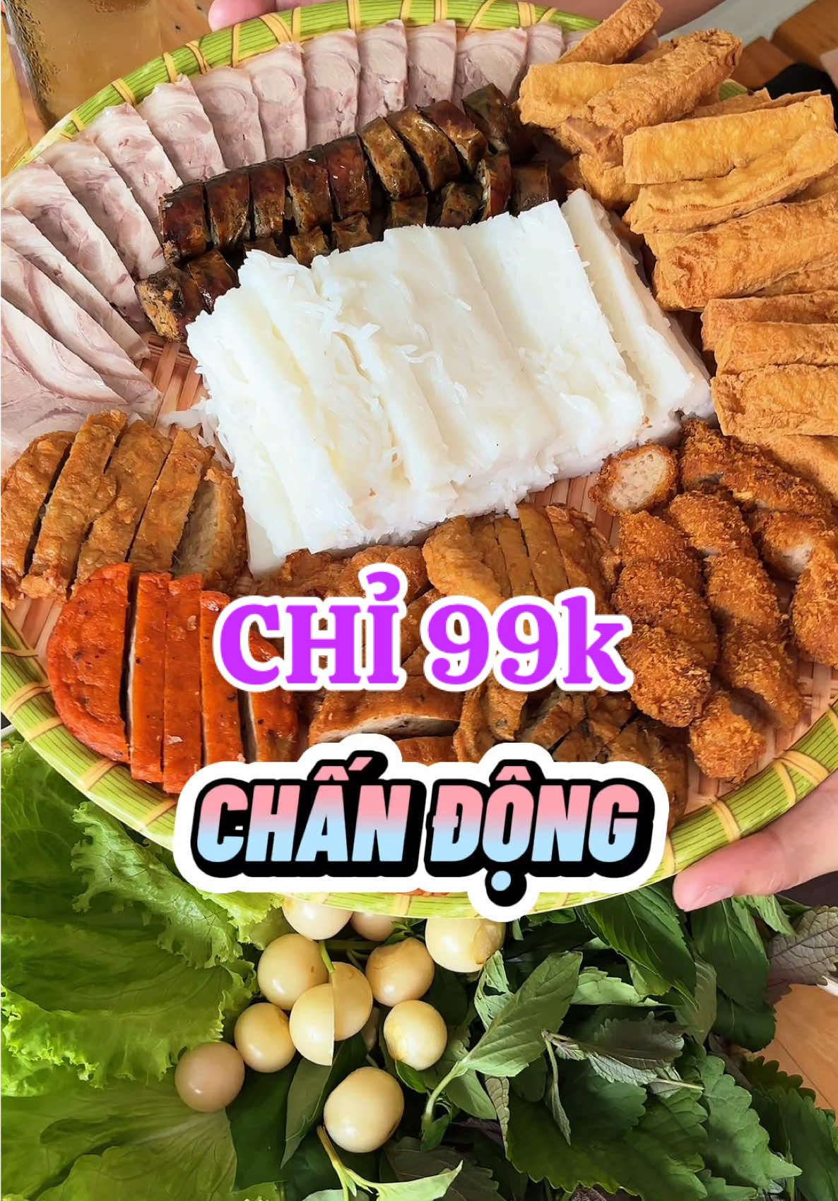 Cái mẹt bún đậu khổng lồ 4-5 người ăn mà bán 99k??? #cantho65 #vythichreview #ancungtiktok♥️ #monanngon #bundaumamtom #foodreview #xuhuong 