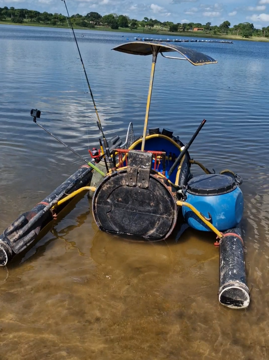 se preparando pra pesca 