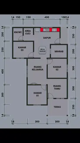 denah impian anda #denahrumahminimalis 