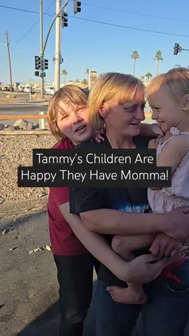 UPDATE Tammys Children Are Happy To Have Momma #homeless #talesfromthestreets #fyp 
