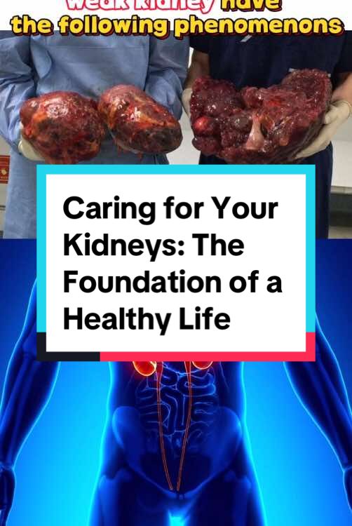 The kidneys act as the body's “filter system,” so taking steps to prevent disease ensures long-term health. #wellnesstips #kidneydetox #healthyrecipes #symptoms #chronicillness #fyp #symptoms 