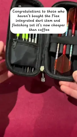 Are these the best integrated flights and stems you can get for your darts? #kflex #kflexflights #darts #darttok #dartsaccessories #dartsflights #dartsstems #tiktokmademebuyit 