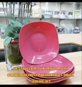 6pcs saucer plastic plate😍 #plates  #buynow  #friends  #creatorsearchinsights  #affiliatemarketing  #fyp 