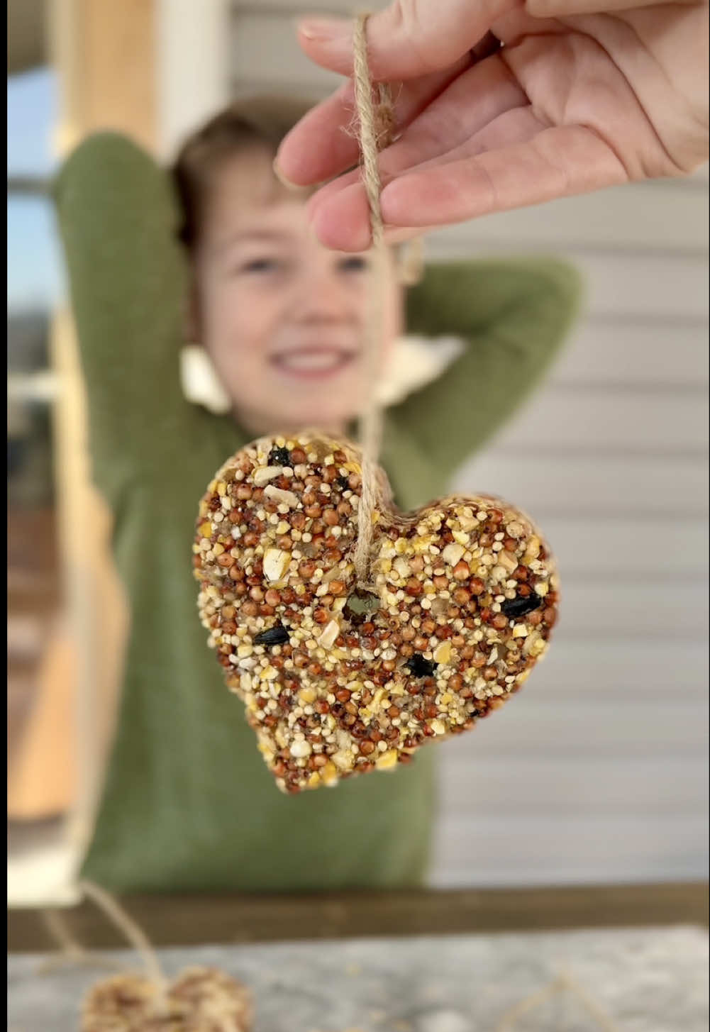 Kids bored? Let’s get crafty! These birdseed ornaments are easy to make and a fun way to bring wildlife right to your backyard! Share this idea with a mama! 😊 Supplies  •1 cup water •3 tbsp gelatin  •2 cups birdseed •String/Twine  •Cooking spray •Cookie cutter  •Parchment paper Directions  1)Mix together your water and gelatin. 2)Add in your birdseed and stir until completely combed.  3)Lay a sheet of parchment paper down.  4)Spray cookie cutters and fill with mixture. Be sure to press mixture firmly into your cookie cutter. 5)Poke a hole through the middle of your ornament. 6)Let dry overnight and then hang on a tree.  — #activitiesforkids #kidcrafts #diycrafts #learnthroughplay #momlife #birdfeeder 