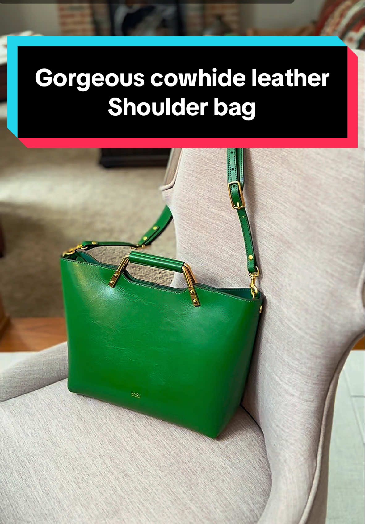 Timeless, elegant, and effortlessly functional—the SADI cowhide handbag is the perfect everyday accessory. Crafted from high-quality leather with a sleek design, it’s versatile enough for commuting, casual outings, or dressing up any outfit. A must-have for those who love style and practicality.  #handbags #shoulderbag #bag #leatherbag #crossbodybag #purse #pursetok