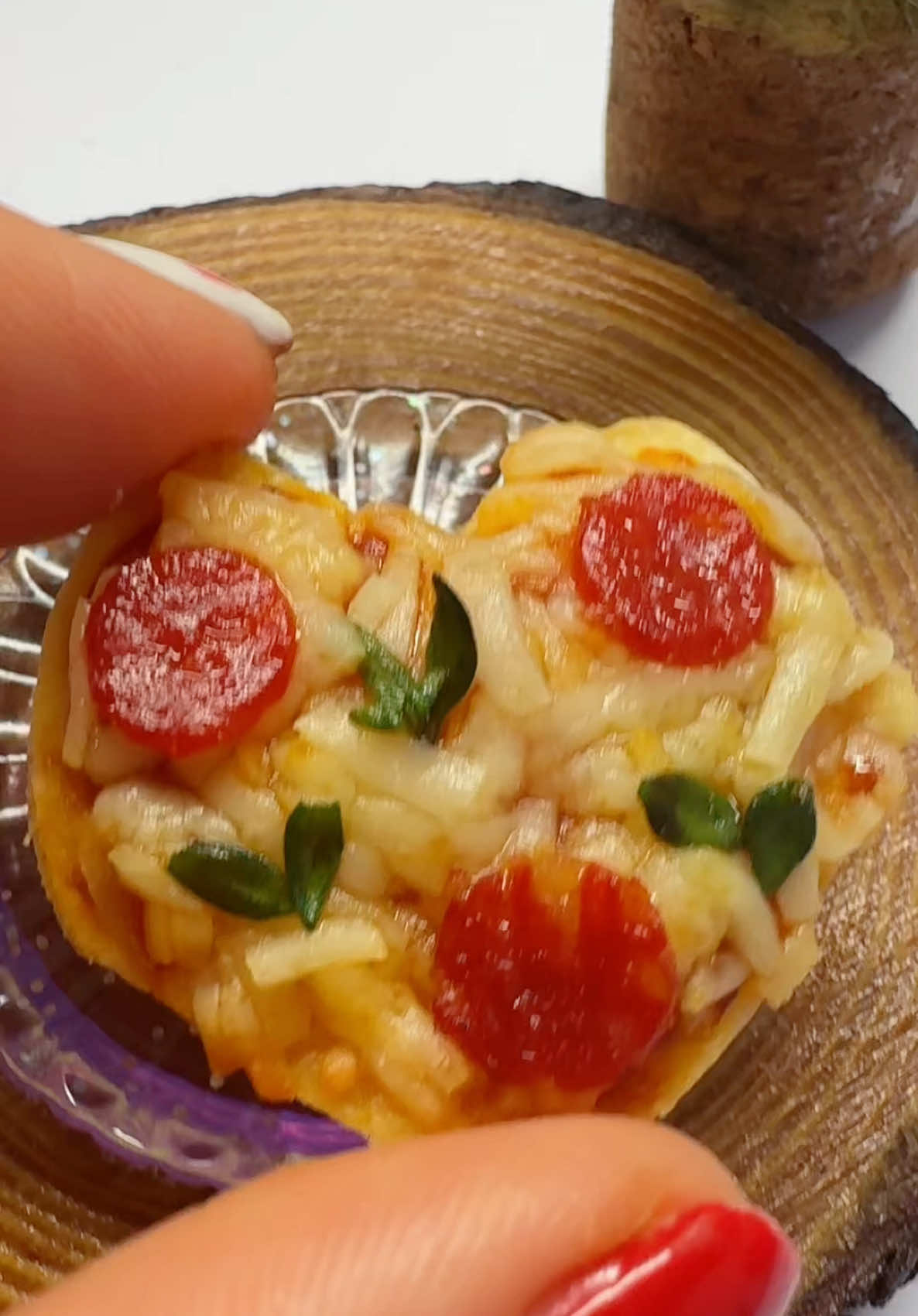 Valentine Pizza Heart Hack. Grab a tortilla, fold in half cut curve top and bottom and eat the scraps and you have a heart shaped base. Put toppings of your choice on could be sweet or savory, I used tomato base, cheese, pepperoni and herb hearts to complete the love in the mini bakes kitchen. Have I won over your ♥️? #pizza #hack #heart #foodies 