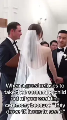 Deal with your screaming baby at the wedding or get a 4th term abor