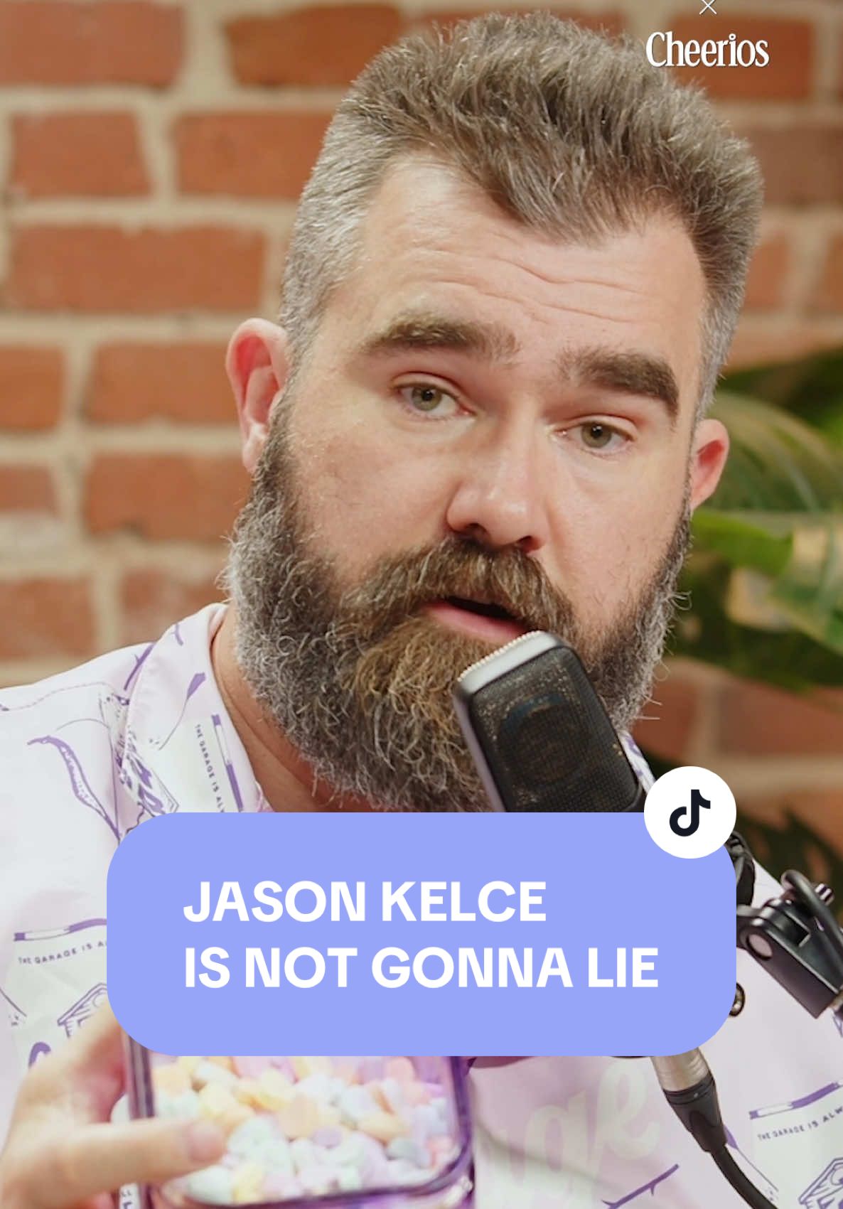 #jasonkelce is not gonna lie: these conversation hearts are t̶e̶r̶r̶i̶b̶l̶e̶ not bad! The #ValentinesDay episode drops on Friday at 9AM ET on YouTube and 3AM on audio platforms! 