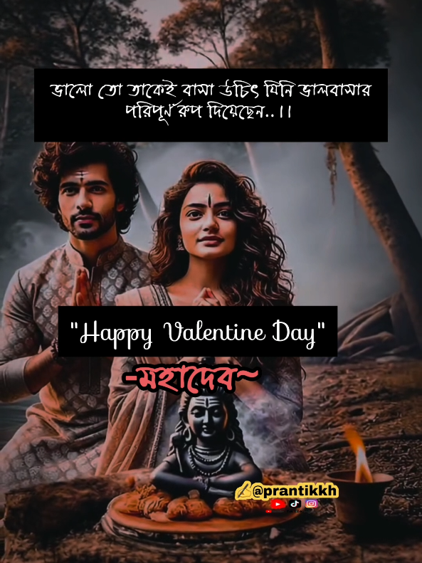 Happy Valentine Day ♥️ #হর_হর_মহাদেব #হরহর_মহাদেবॐॐ🔱🙏🙏 #মহাদেব #happyvalentinesday #2025 #ValentinesDay #harharmahadev #mahadev #mahakal #foryou #fypシ゚viral #trend #grow #unfrezzmyaccount @tiktok creators @TikTok Trends @TikTok @TikTok Bangladesh 