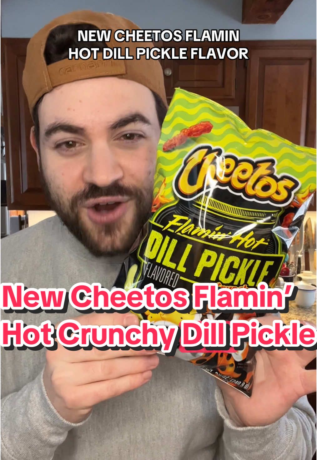 Cheetos is releasing a new Flamin’ Hot Dill Pickle flavor right now so let’s try it out.  It’s not the first new Cheetos flavor to come out this year, but there’s a high chance that this is the best one we’ll see in 2025. The heat is there but plays with the dill pickle essence really well, making it much worth the hype, at least in my opinion. After all, tastes ARE subjective and pickles are anything if one controversial food.  Would you try the new Flamin’ Hot Crunchy Dill Pickle flavor from Cheetos? #snacks#FoodTok#cheetos#pickles#pickle#cheeto#flaminhot#spicyfood#targetfinds#groceryshopping#fyp 