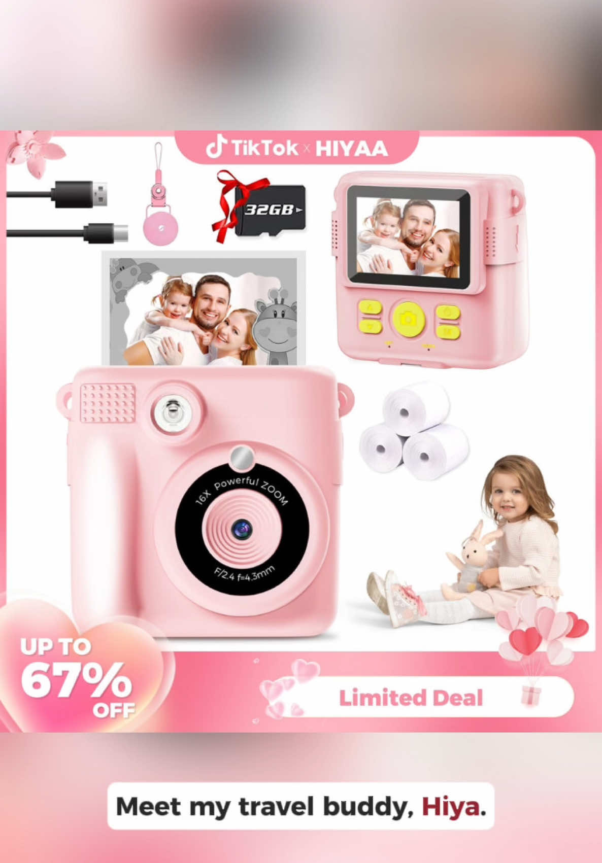 #valentinegifts#instantprintcamera#hiyaa#tiktokshop#viral#fyp 