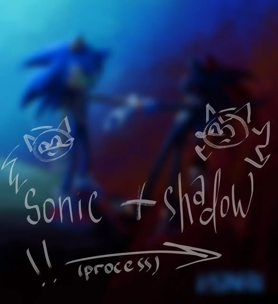 #sonadow #shadowthehedgehog #shadow #sonicthehedgehog #sonic #digitalar #fanart #sonic3 #sonicmovie 