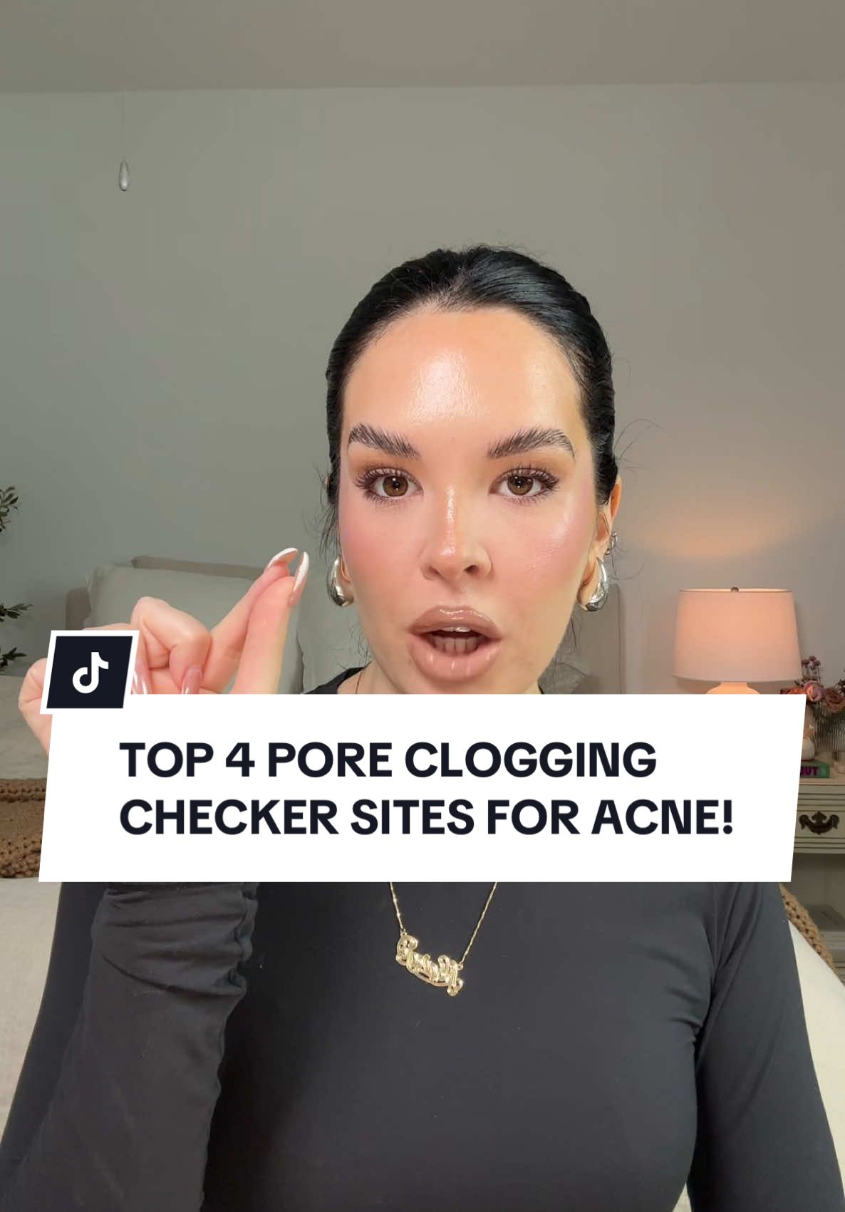 Top 4 pore clogging checker sites for acne prone skin 💖💖 #acneproneskin #acnesafe #fungalacnetips #fungalacnesafe #porecloggingingredients #porecloggingchecker #acnesafe 