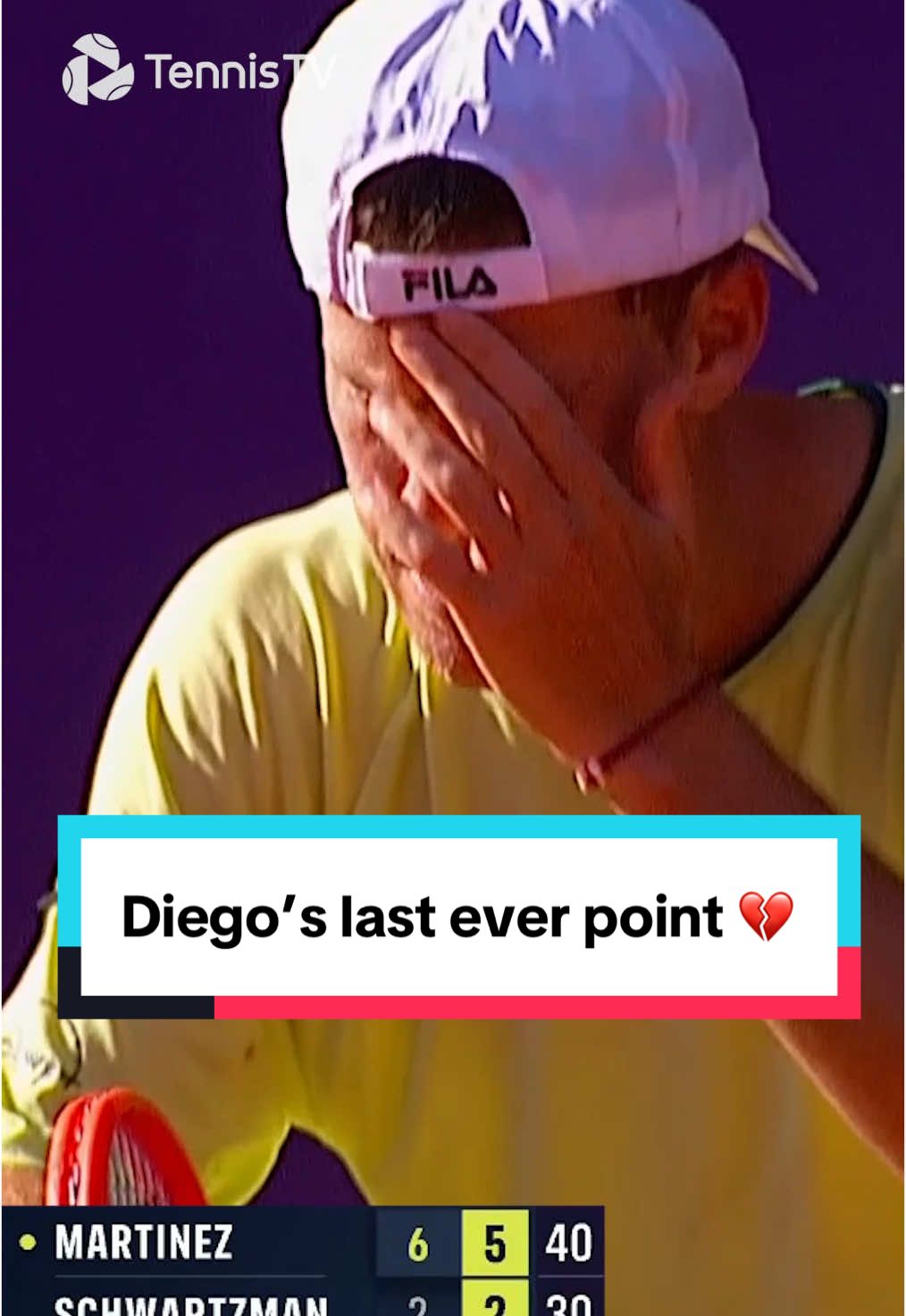 Why’s it so emotional chat? 🥺 #tennis #tennistv #atptour #schwartzman #martinez 