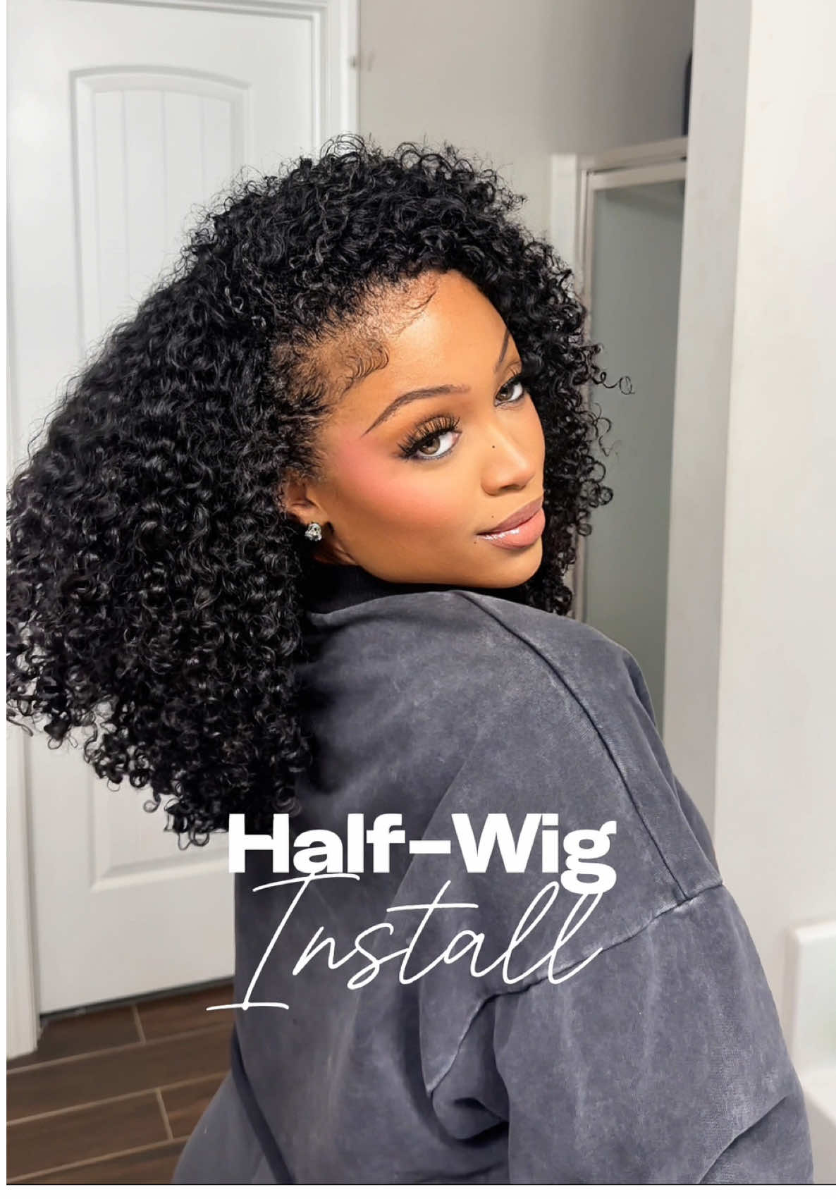 @ISEE Hair is really the Curly Wig GOAT! 🐐😍🔥 #iseehair #halfwig #wiginstall #curlywig #curlywiginstall #curls #curlyhair #curlyhairroutine 