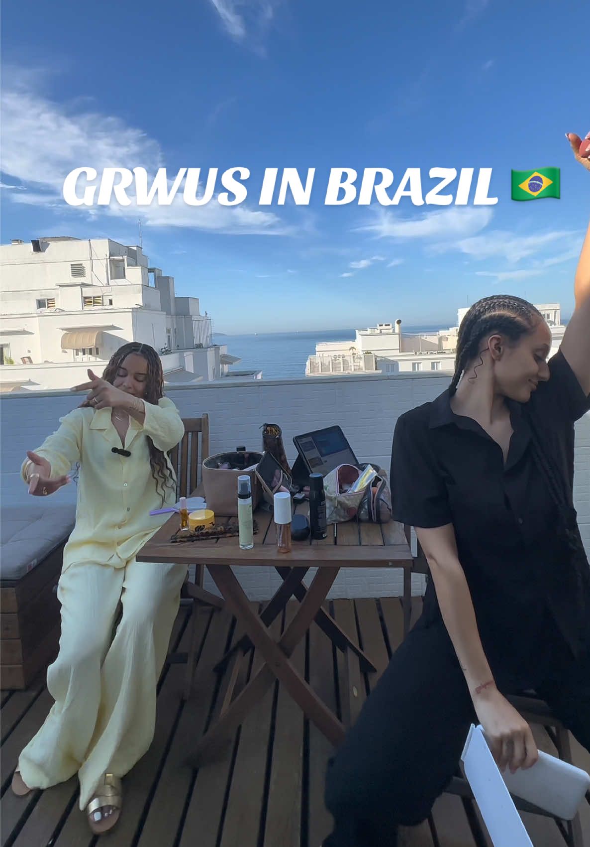 LETS GET READY IN BRAZIL🇧🇷: happy that my fren is sharing her story about her accident with the world little by little @Daniabreu99 🤍 Let’s chit chat, spill some facts & have funnnn @Daniabreu99  #grwm #brazil #storytime #friendship 