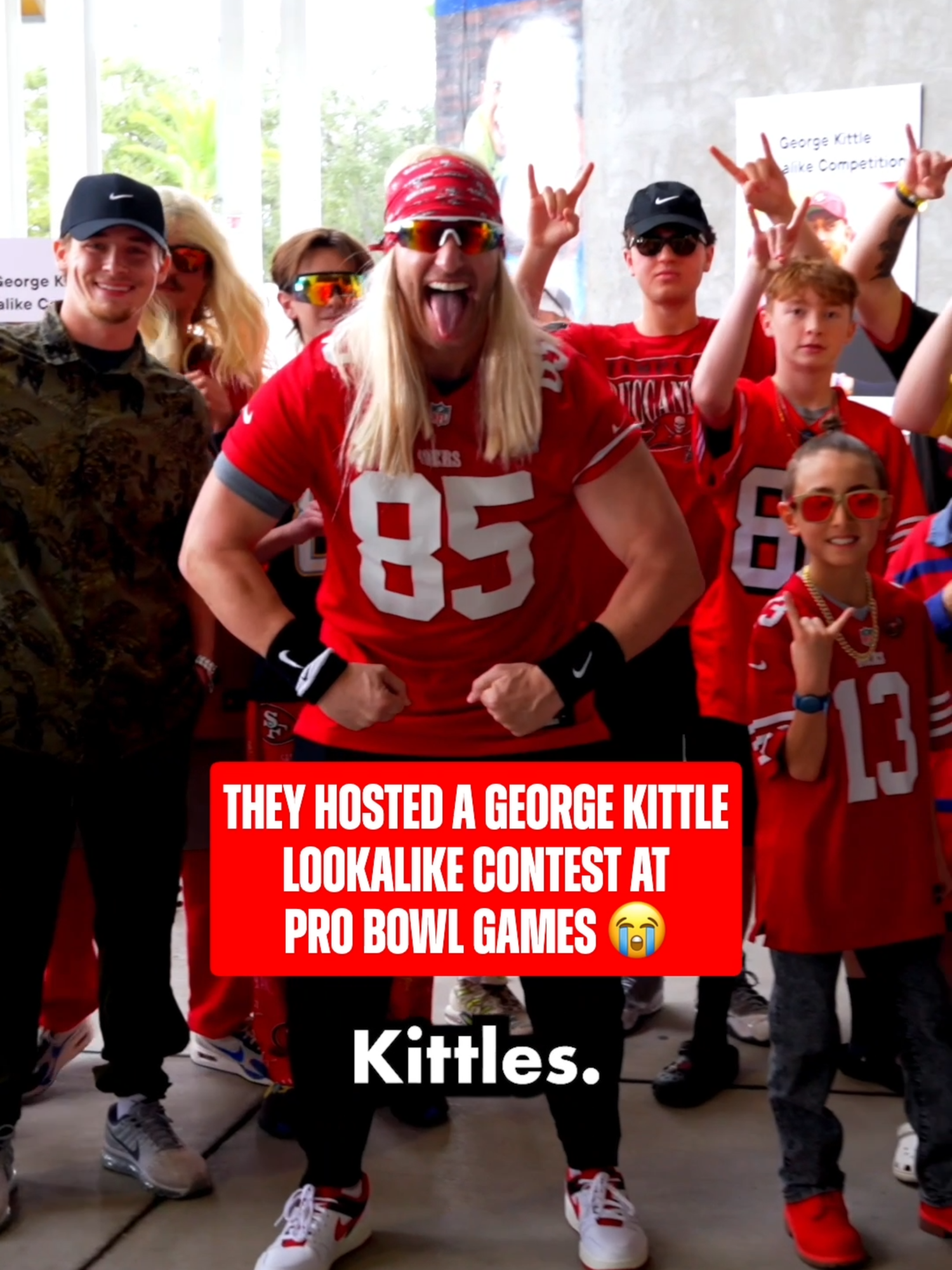 luke is @gkittle46's mini twin fr 😂 #georgekittle #sanfrancisco #49ers #nfl #probowlgames