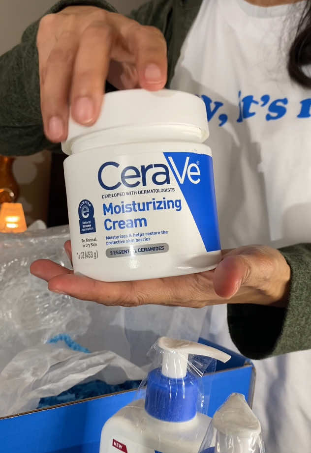 @CeraVe  I am super excited to unbox this huge PR box from CeraVe! 💙✨ Hydration for every skin type, thanks to these must-haves: 💧 Daily Moisturizing Lotion – Lightweight, oil-free hydration that keeps normal to dry skin happy and balanced. 🧴 Moisturizing Cream – Rich, fast-absorbing moisture to lock in hydration and keep dryness at bay. 💙 Intensive Moisturizing Lotion – Deep hydration for extra-dry skin that needs a little extra love! Powered by ceramides to restore and protect the skin barrier, because hydrated skin is happy skin! Can’t wait to put these to the test!  Which one would be your go-to? I am super excited to unbox this huge PR box from CeraVe! 💙✨ Hydration for every skin type, thanks to these must-haves: 💧 Daily Moisturizing Lotion – Lightweight, oil-free hydration that keeps normal to dry skin happy and balanced. 🧴 Moisturizing Cream – Rich, fast-absorbing moisture to lock in hydration and keep dryness at bay. 💙 Intensive Moisturizing Lotion – Deep hydration for extra-dry skin that needs a little extra love! Powered by ceramides to restore and protect the skin barrier, because hydrated skin is happy skin! Can’t wait to put these to the test! Which one would be your go-to? 💕  #CeraVe #HydrationHeroes #HealthySkin #SkincareEssentials 💕 #CeraVe #HydrationHeroes #HealthySkin #SkincareEssentials