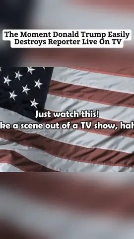 The Moment Donald Trump Easily Destroys Reporter Live On TV