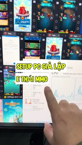 Setup PC chuẩn cho Ae mmo #mmo #airdrop #airdropcrypto #buildpc #maytinh #maytinhchoigame #ldplayer #soncheckreal #node 