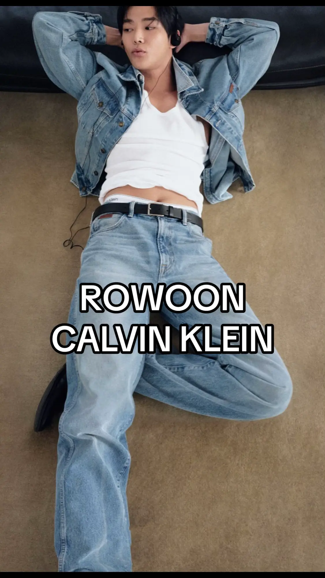 best VDay gift everrrr💁🏻‍♀️ @Calvin Klein  #ROWOONxCalvinKlein #로운 #ROWOON #ロウン #โรอุน