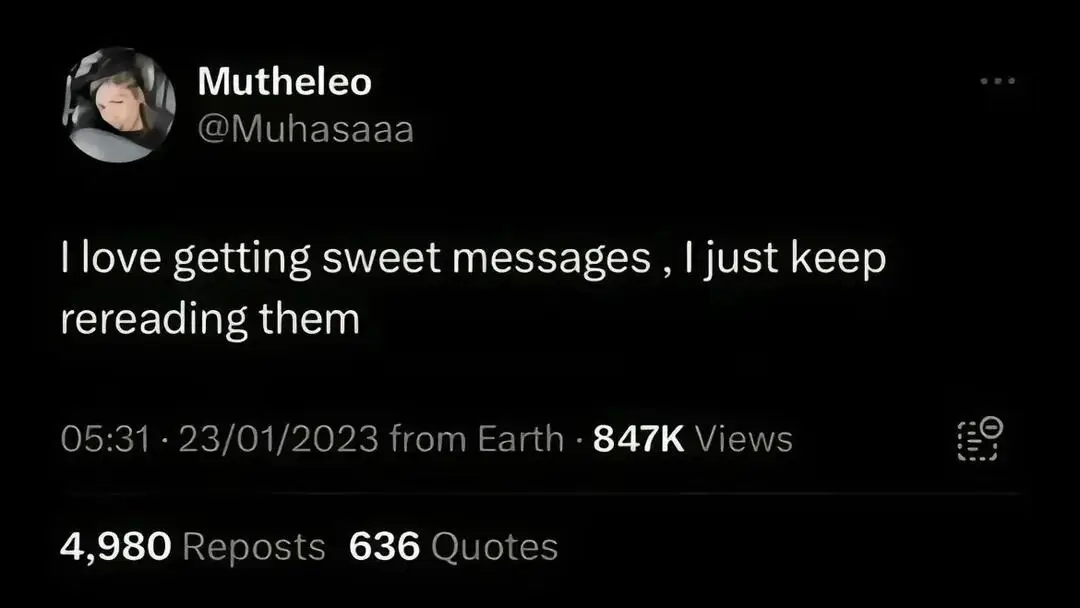 i love re-reading sweet messages, it reminds me how grateful I am to hv him 🫃🏻🤏🏻