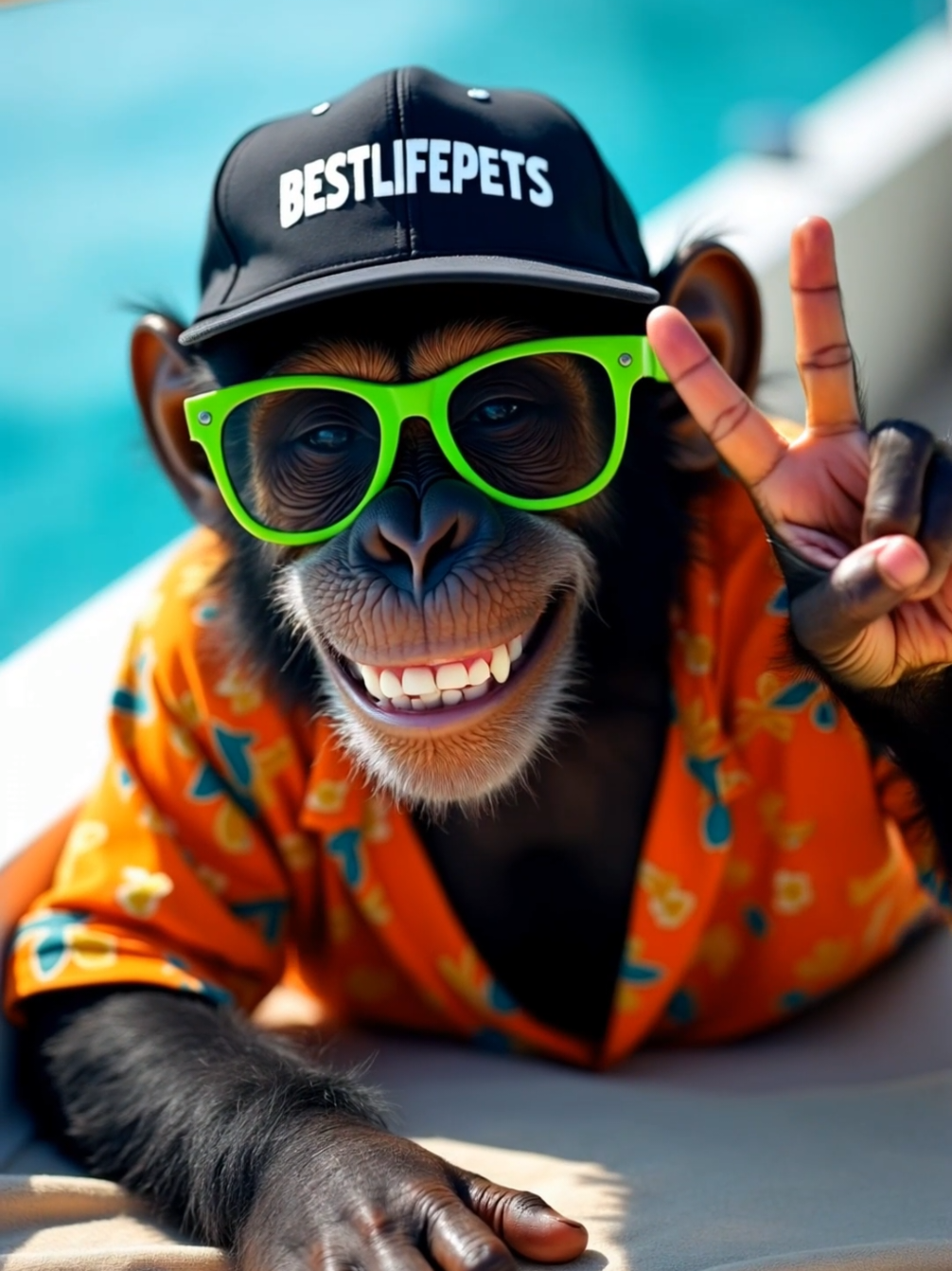 can't wait for the summer sun ☀️ #monkey #animalsoftiktok #rasta #bobmarley #sun 