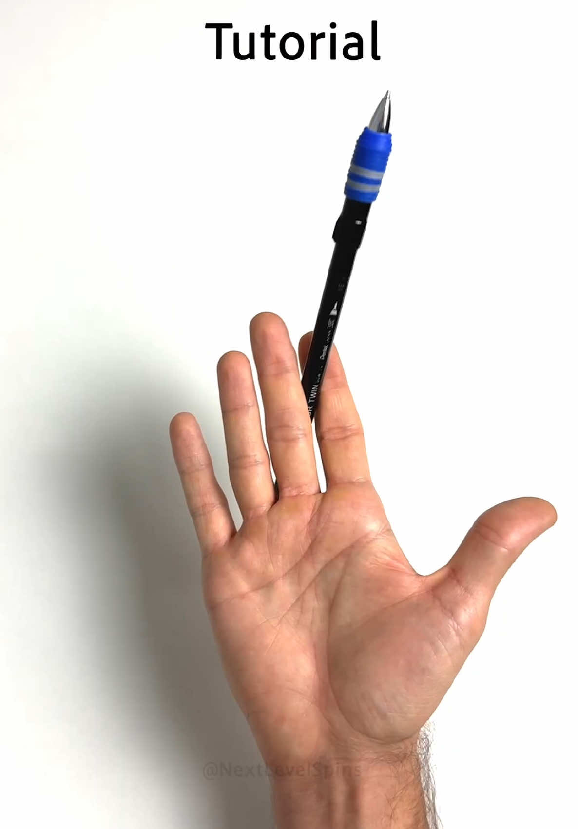 Can you learn it in 1 hour? 👀  Stitch: @nitavior  #penspinning #howto #tutorial #charge #satisfying #fyp #foryoupage #reels 